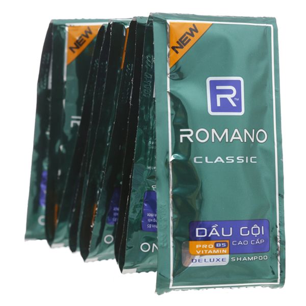  Dầu gội Romano Classic dây  10 gói x 5 g 