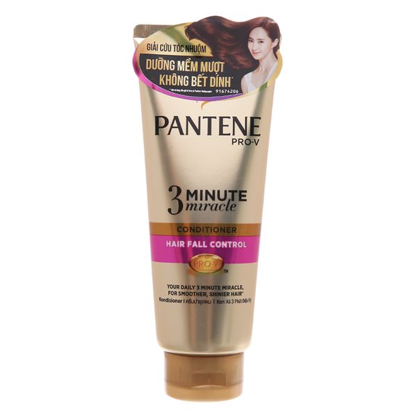  Dầu xả Pantene Keratin Smooth dưỡng mềm mượt chai 180ml 