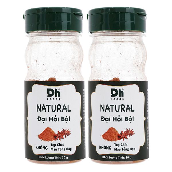  Đại hồi bột Dh Foods Natural bộ 2 hũ x 30g 