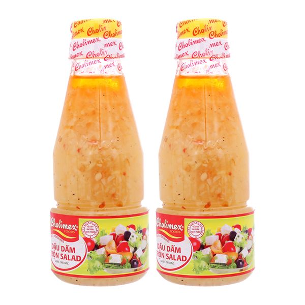  Dầu giấm Cholimex trộn Salad bộ 2 chai x 270 g 