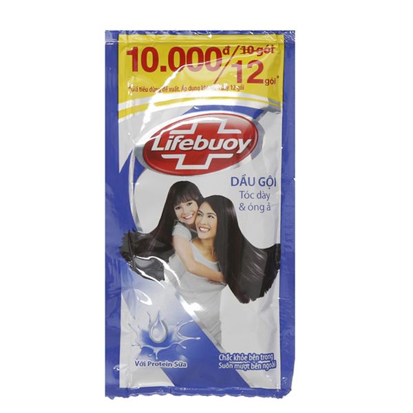  Dầu gội Lifebuoy tóc dày óng ả dây 6 g 