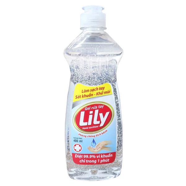  Gel rửa tay khô LiLy Mỹ Hảo chai 400ml 