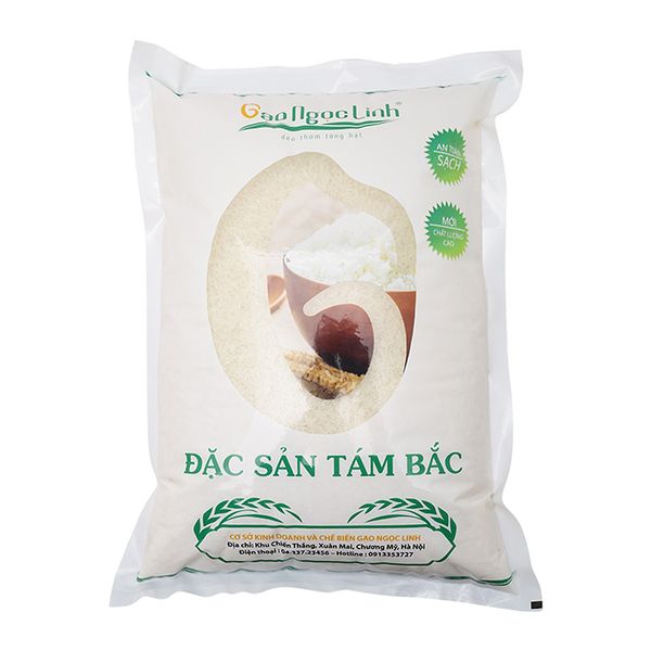  Gạo đặc sản Tám Bắc Ngọc Linh gói 5 kg 