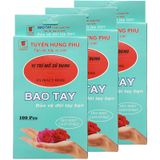  Găng tay Tuyền Hưng Phú Size S bộ 3 hộp 100 cái 