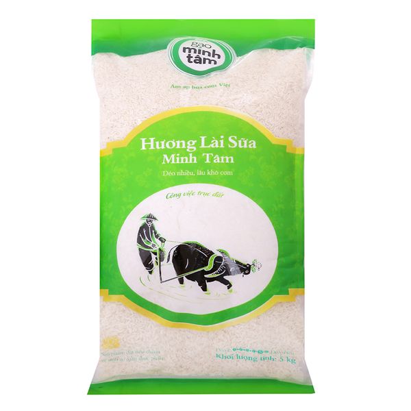  Gạo hương lài sữa Minh Tâm túi 5kg 