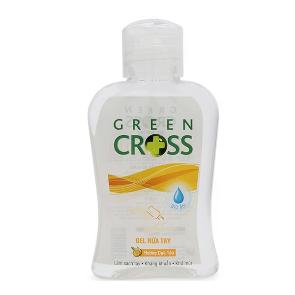  Gel rửa tay khô Green Cross hương dưa táo chai 100ml 
