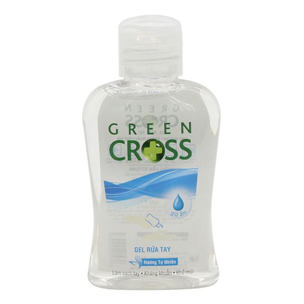  Gel rửa tay khô Green Cross hương tự nhiên chai 100ml 