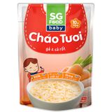  Cháo tươi Baby Sài Gòn Food gà cà rốt dành cho trẻ từ 10 tháng gói 240g 