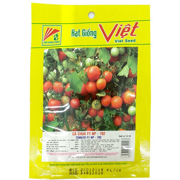  Hạt giống cà chua F1 NP-702 Hạt Giống Việt gói 1g 