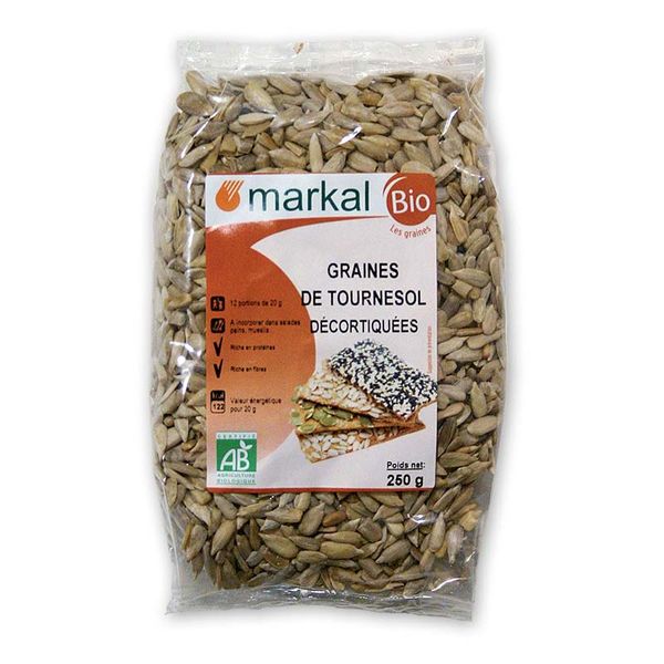  Hạt hướng dương hữu cơ Markal gói 250g 