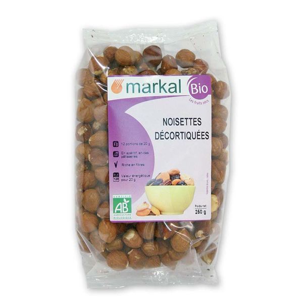  Hạt phỉ hữu cơ đã bóc vỏ Markal gói 250g 