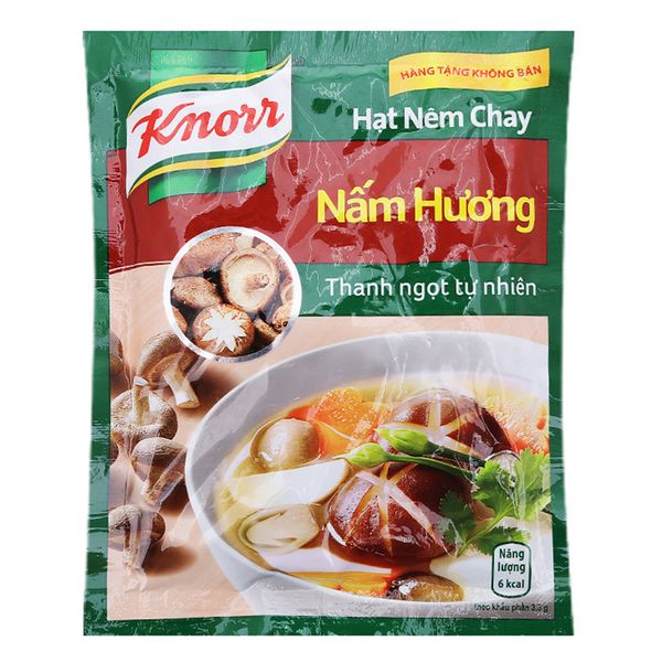  Hạt nêm chay Knorr nấm hương gói 25 g 