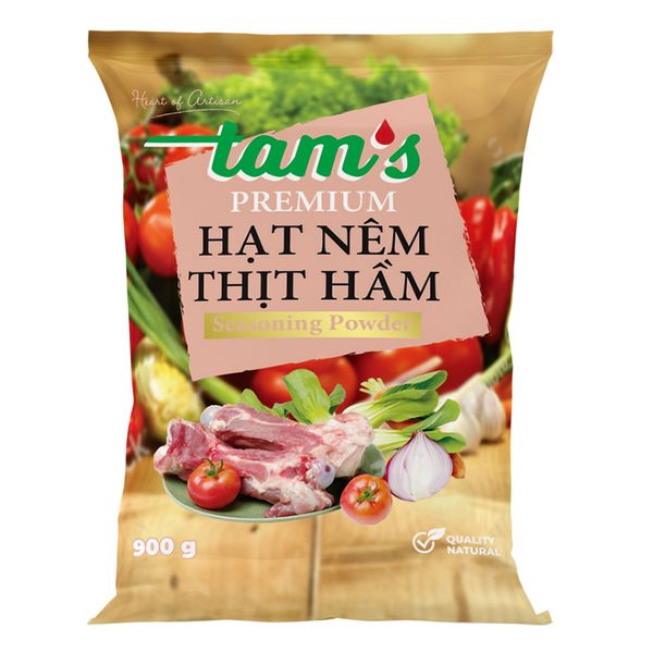  Hạt nêm cao cấp chiết xuất từ thịt hầm Tam's gói 900 g 