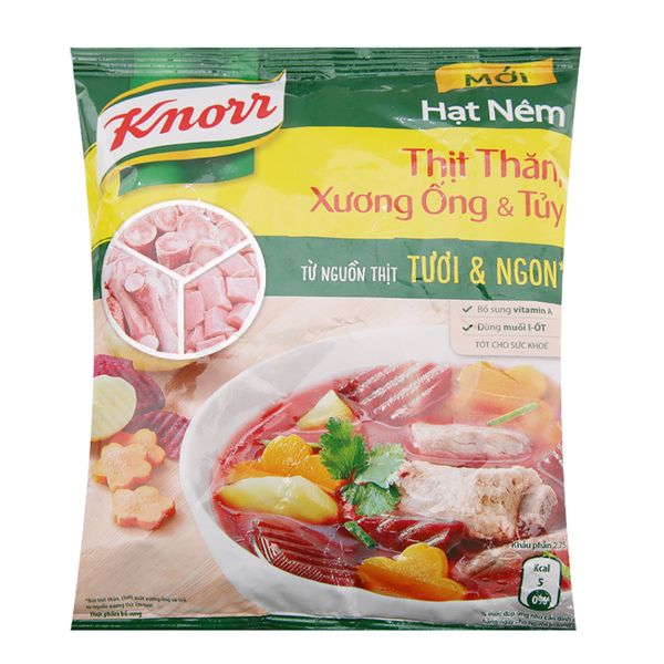  Hạt nêm Knorr Thịt thăn xương ống tủy gói 400 g 