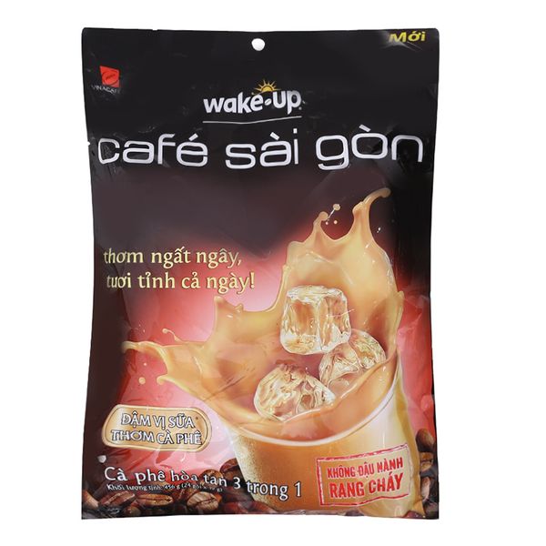  Cà phê hòa tan Wake Up Café Sài Gòn gói 456g 