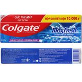  Kem đánh răng Colgate MaxFresh hương bạc hà bộ 2 tuýp x 175 g 