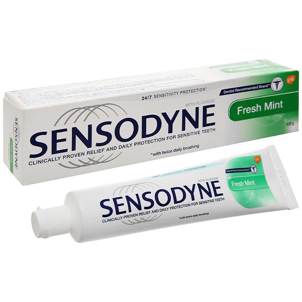  Kem đánh răng Sensodyne Fresh Mint giảm ê buốt 247 tuýp 100g 