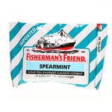  Kẹo cay con tàu Fisherman's Friend không đường vị spearmint gói 25g 