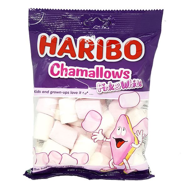  Kẹo dẻo Haribo Chamallows Pink & White gói 70g 