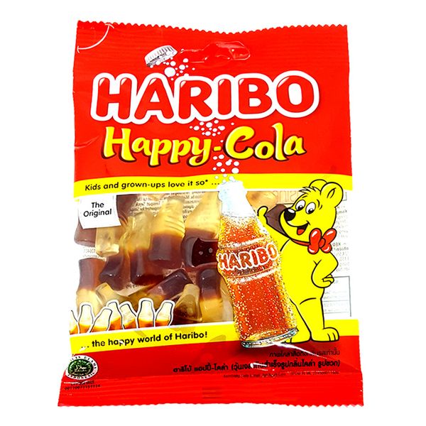  Kẹo dẻo Haribo Happy Cola gói 80g 