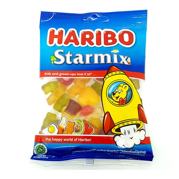  Kẹo dẻo Haribo Starmix gói 80g 