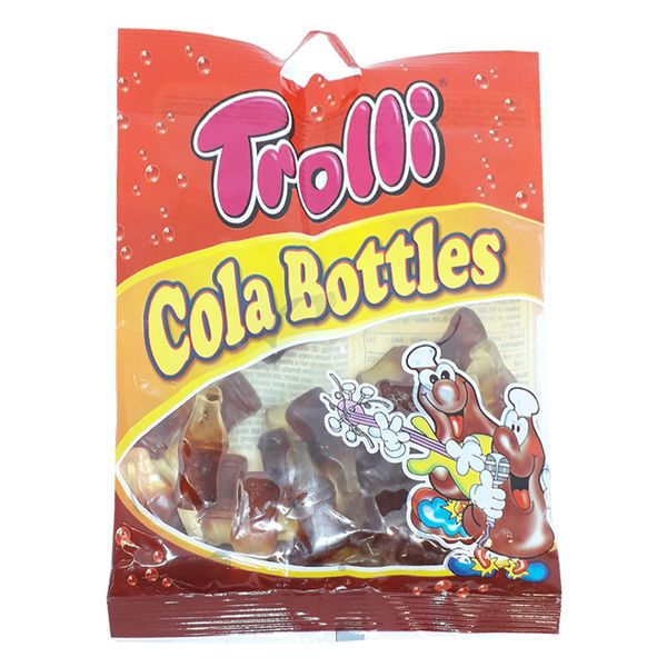  Kẹo dẻo Trolli hình chai cola gói 100g 