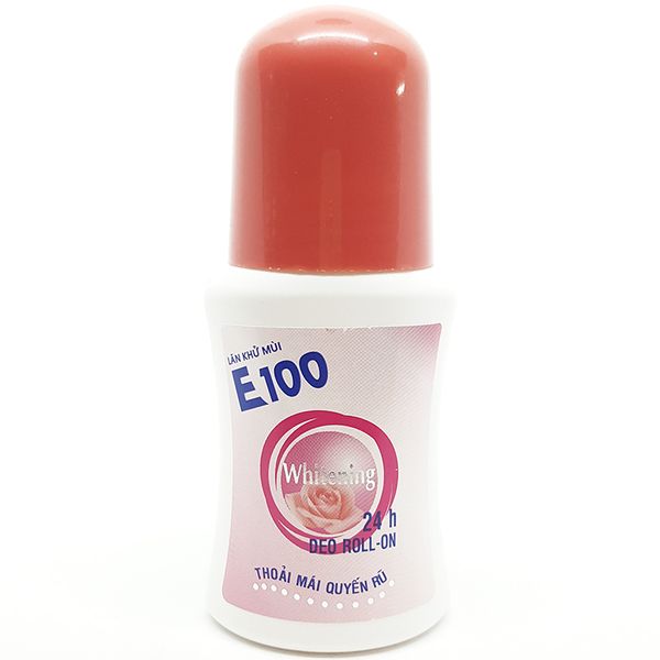  Lăn khử mùi E100 màu hồng chai 40ml 