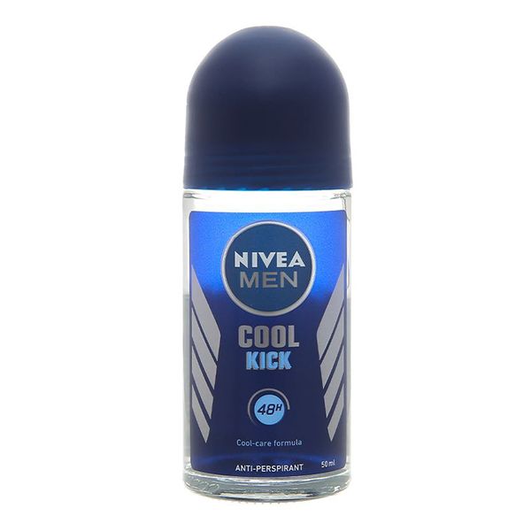  Lăn khử mùi Nivea Men Cool Kick cool active mát lạnh chai 50 ml 