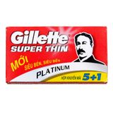  Lưỡi lam Gillette Super Thin hộp 5 cái 