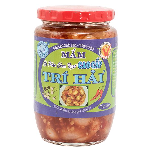  Mắm cà pháo Trí Hải chua ngọt hũ 440g 