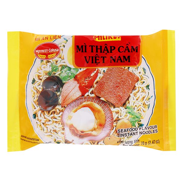  Mì Miliket thập cẩm hải sản gói 70 g 