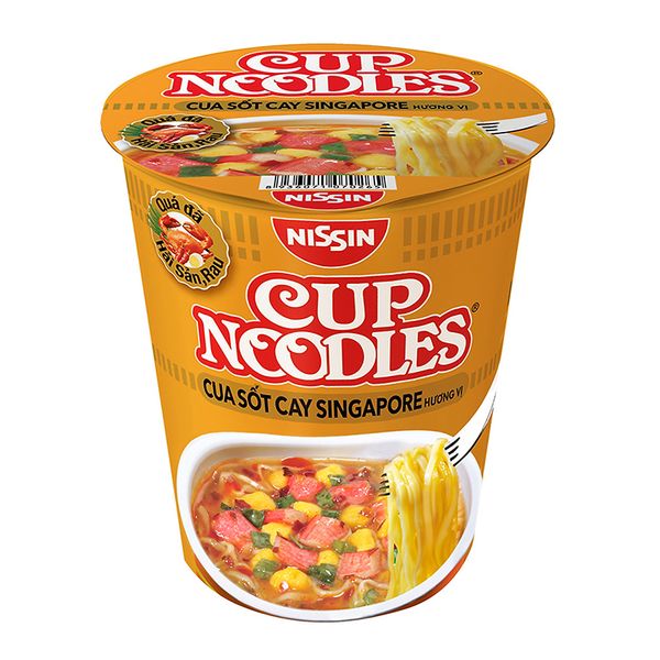  Mì Nissin Cup Noodles vị cua sốt cay Singapore ly 71 g 