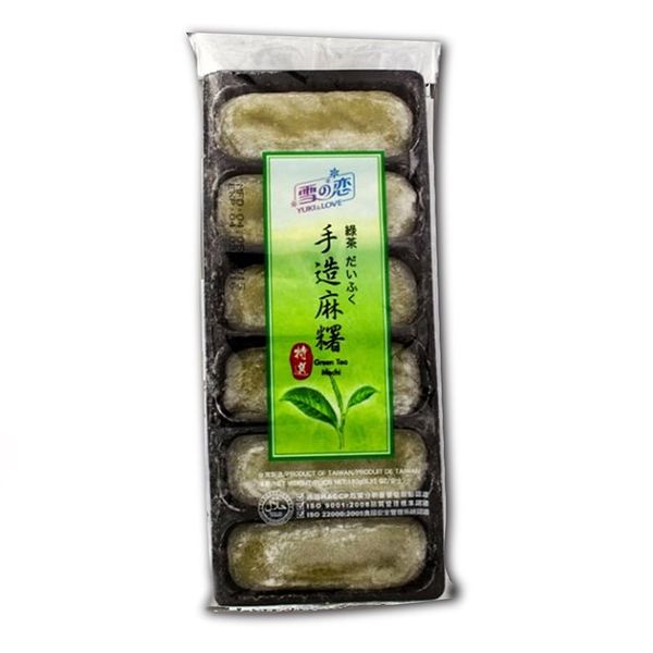  Bánh bao chỉ Mochi Đài Loan nhân trà xanh gói 180g 