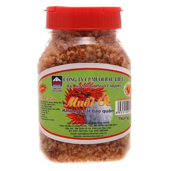  Muối ớt Bạc Liêu hũ 200g 