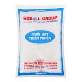  Muối hạt thiên nhiên Sosalco gói 1kg 