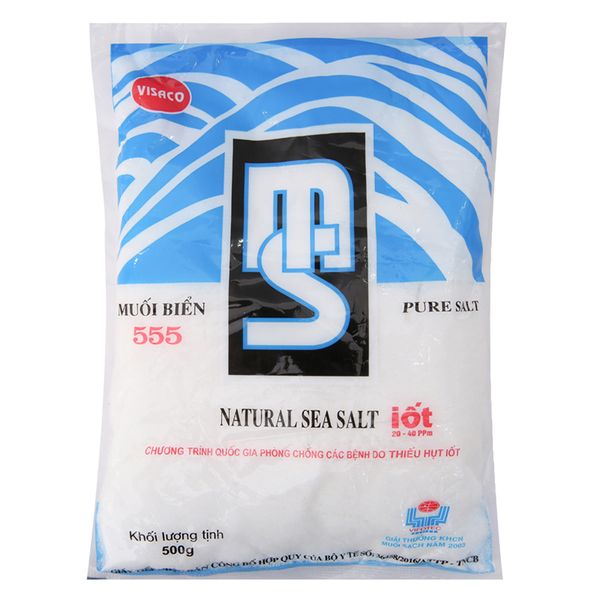  Muối i ốt Visaco gói 500g 