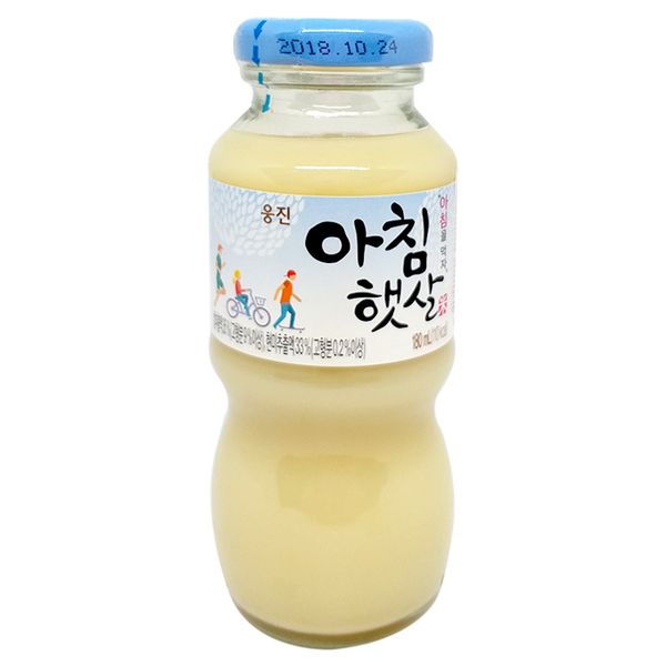  Nước gạo Hàn Quốc Morning Rice chai thủy tinh 180ml 
