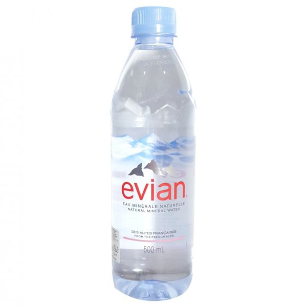  Nước khoáng thiên nhiên Evian chai 500ml 