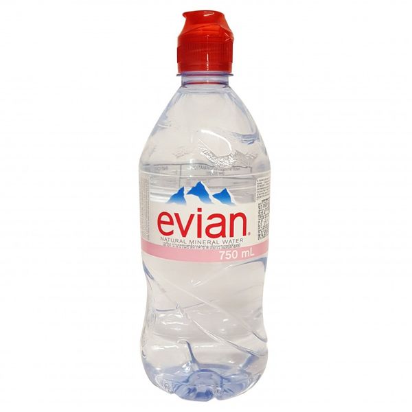  Nước khoáng thiên nhiên Evian thể thao chai 750ml 