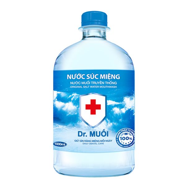  Nước súc miệng Dr.Muối truyền thống 1 lít 