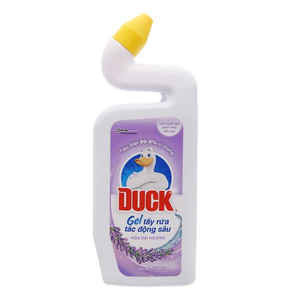  Nước tẩy bồn cầu Duck Loại bỏ cặn vôi hoa oải hương chai 500ml 