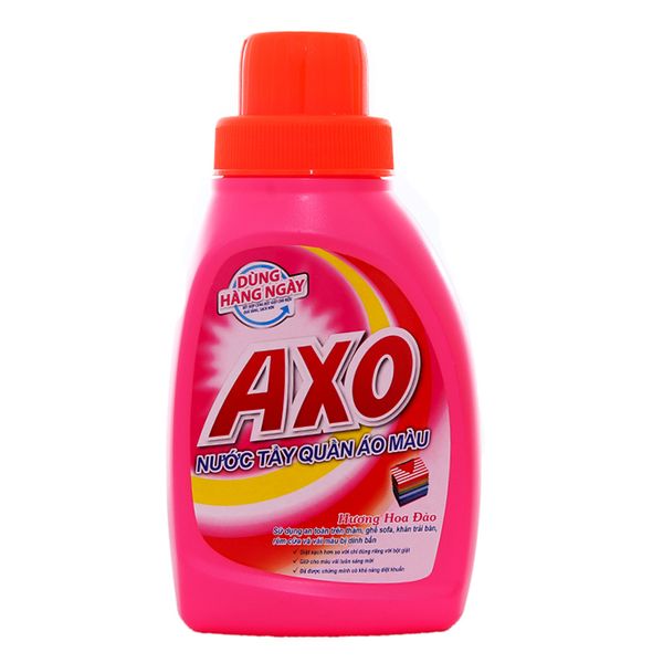  Nước tẩy quần áo màu AXO hương hoa đào 400 ml 