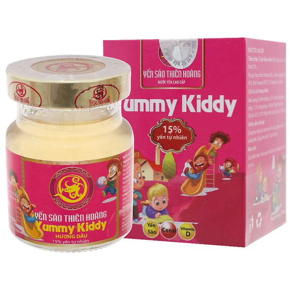  Nước Yến sào Thiên Hoàng yummy Kiddy hương dâu lọ 70ml 