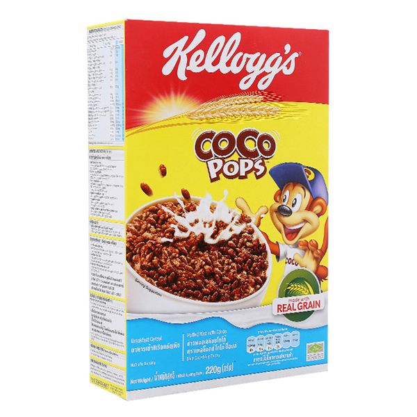  Ngũ cốc dinh dưỡng Kellogg's coco Pops hộp 220g 