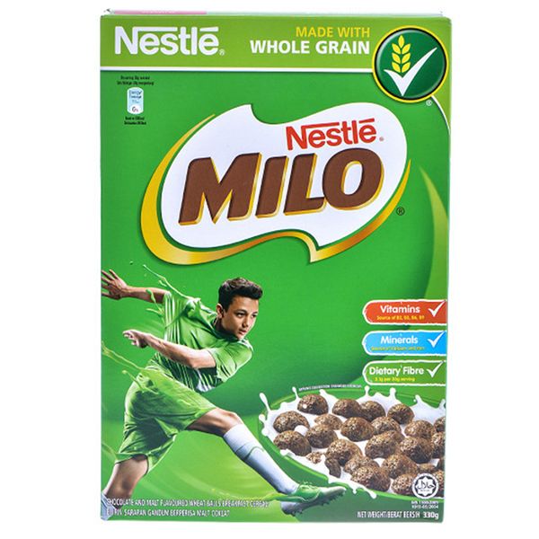  Ngũ cốc ăn sáng Nestlé Milo hương Socola hộp 330g 