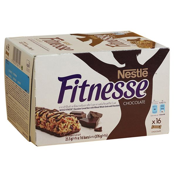  Ngũ cốc Nestle Fitnesse hương Socola hộp 16 thanh x 23.6g 