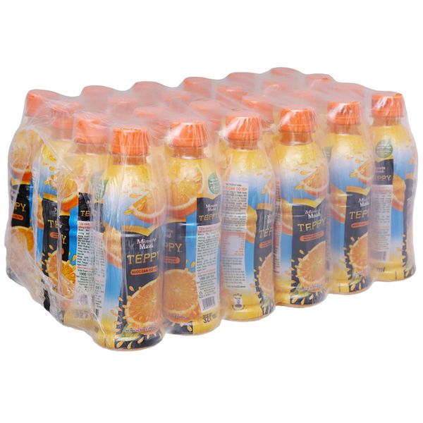  Nước cam có tép Teppy thùng 24 chai x 327ml 