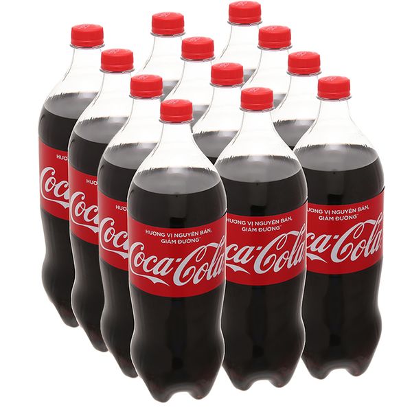  Nước giải khát có gas Coca Cola thùng 12 chai x 1,5 lít 