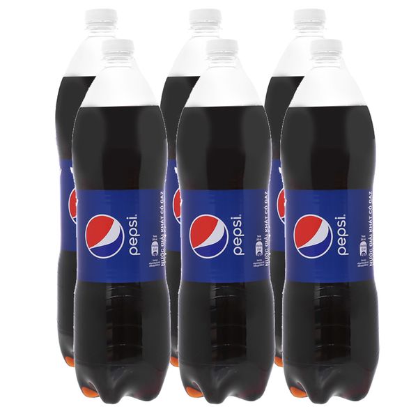  Nước giải khát có gas Pepsi lốc 6 chai x 1,5 lít 