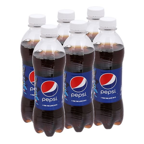  Nước giải khát có gas Pepsi lốc 6 chai x 390ml 
